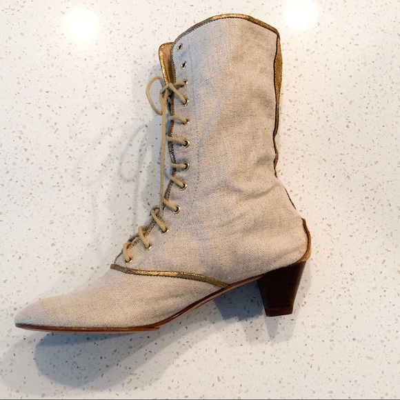 BCBGMaxAzria Shoes - BCBG MaxAzria Steampunk Victorian Boots Size 8